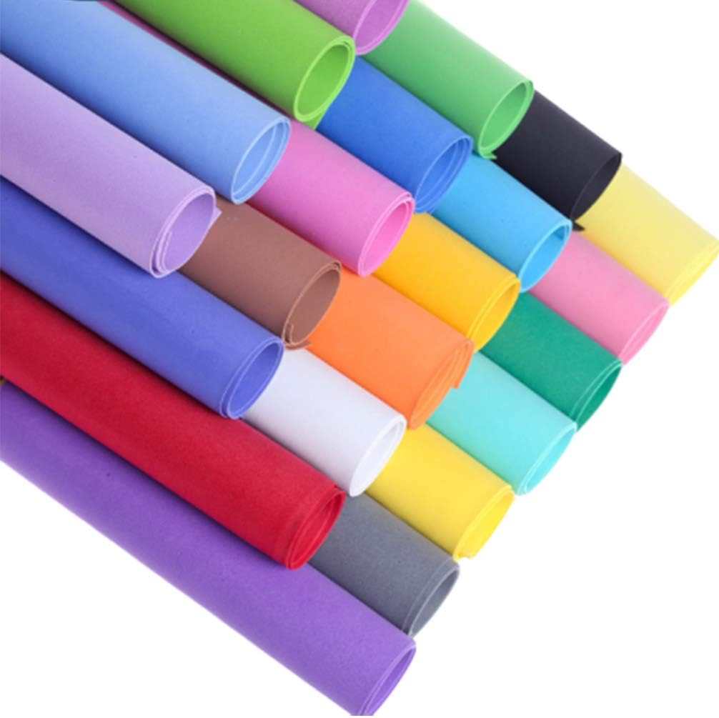 Foam Paper Eva Handicraft Sheets 1mm Sponge Paper DIY Craft Materials For Scrapbooking Gift Card Background Decor Mixed Colors 50x50cm 20pcs By PAIDU