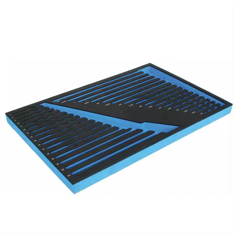 Упаковочный материал Paidu высокой плотности, упаковочная пена индивидуальной формы, черный цвет, гравировка, пена Eva для защитной упаковки