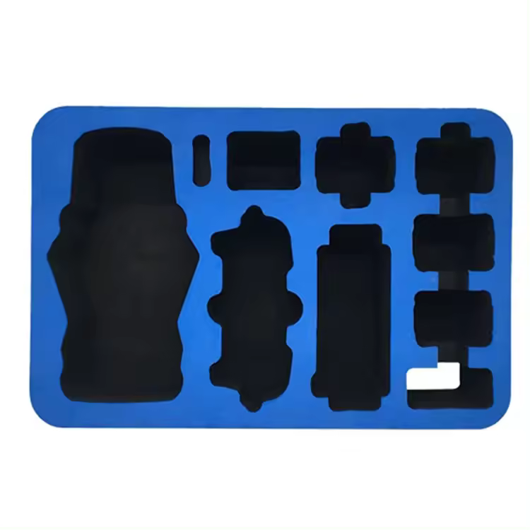 Упаковочный материал Paidu высокой плотности, упаковочная пена индивидуальной формы, черный цвет, гравировка, пена Eva для защитной упаковки