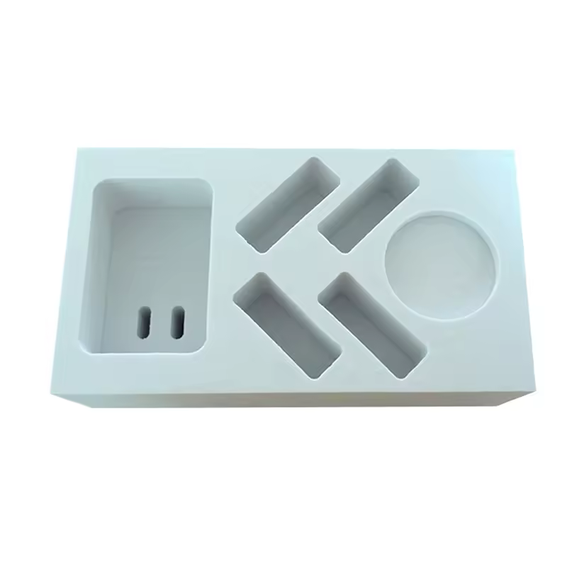 Paidu custom New Arrival colorful Molded Die Cut Protective Packaging Black Velvet EVA Foam sponge Insert Shockproof Foam Lining