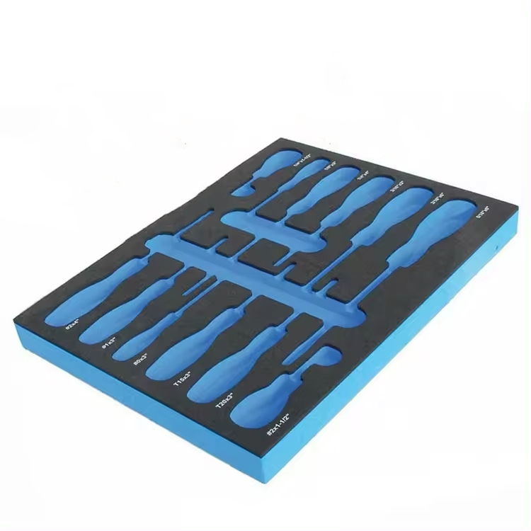 Упаковочный материал Paidu высокой плотности, упаковочная пена индивидуальной формы, черный цвет, гравировка, пена Eva для защитной упаковки