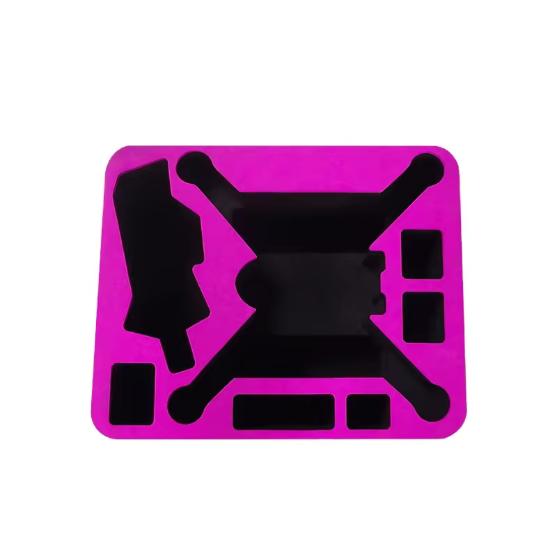 Упаковочный материал Paidu высокой плотности, упаковочная пена индивидуальной формы, черный цвет, гравировка, пена Eva для защитной упаковки